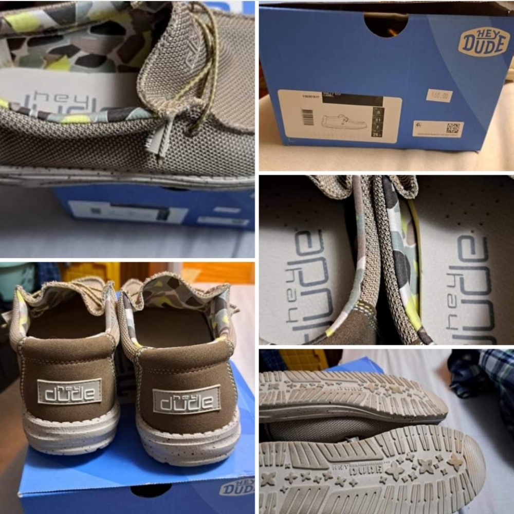 New men's Hey Dudes